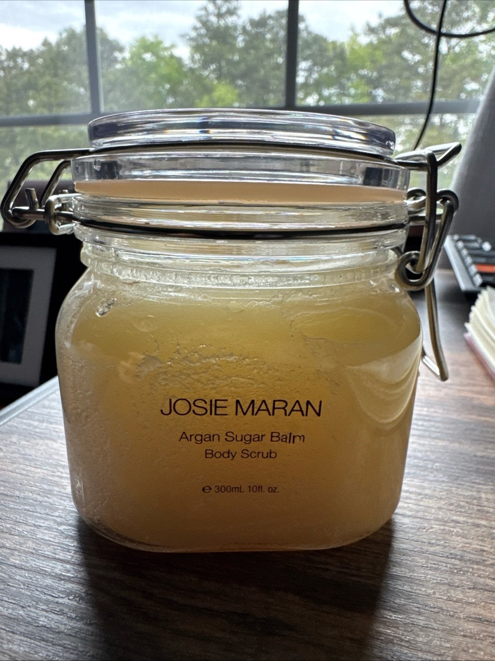 JOSIE MARAN Argan Sugar Balm Body Scrub — vanilla fig